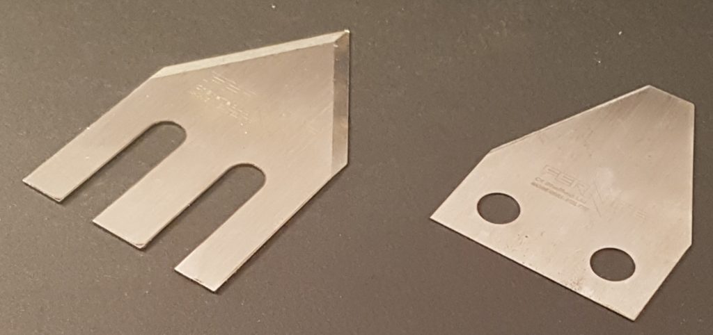 Parison Cutters / Stab Knives manufactured in the UK by Fernite of Sheffield Ltd