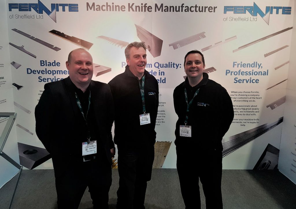 Fernite at EMPACK 2018 - Exhibiting our range of UK Manufactured machine knives, granulator blades and doctor blades - all made in Sheffield