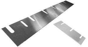 UK Manufactured scraper blades and drum dryer blades by Fernite of Sheffield Ltd