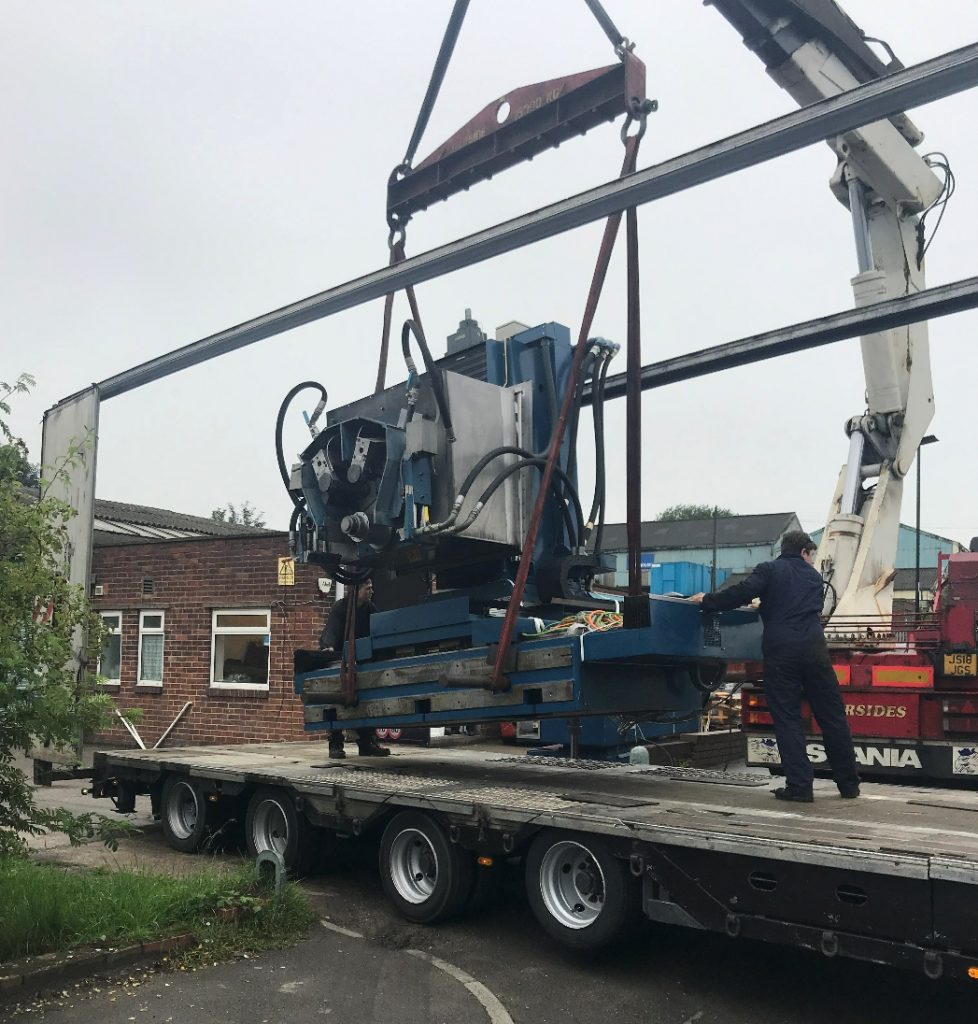 Fernite Machine Knives - New machine arriving at our Sheffield factory