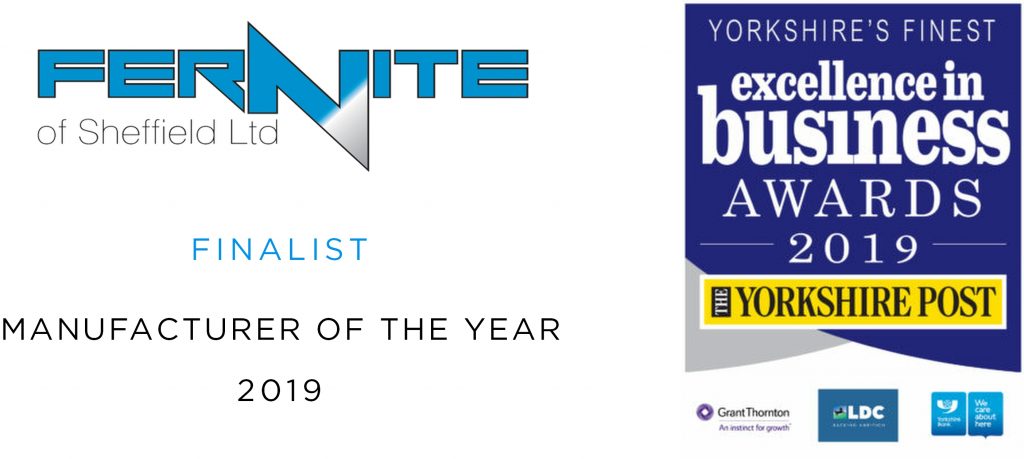 Fernite are finalists for Manufacturer of the Year at the Yorkshire Post Business Awards 2019