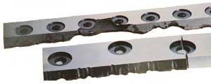 granulator blades, from Fernite of Sheffield